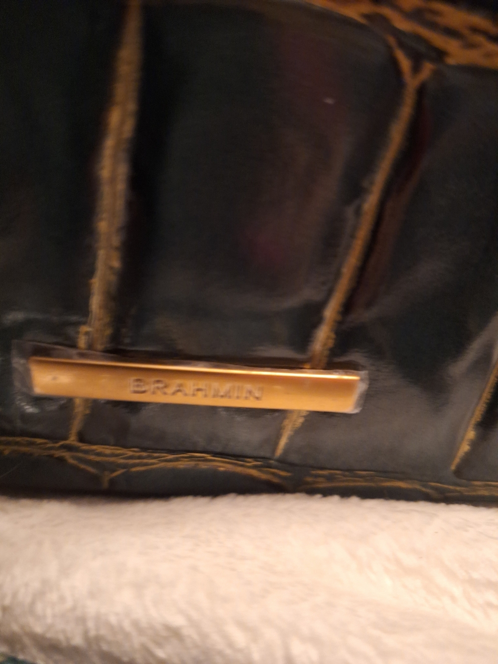 Brahmin Mod Mini Amelia In Mystic Green Nerina Crossbody - Picture 2 of 9